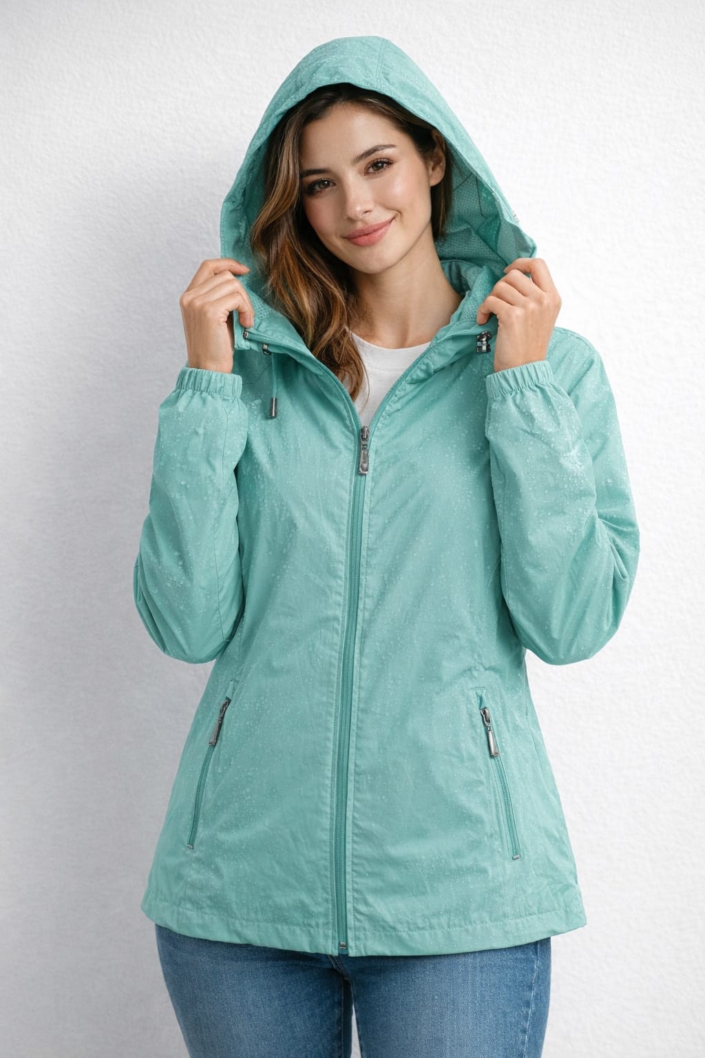 Campera rompeviento impermeable