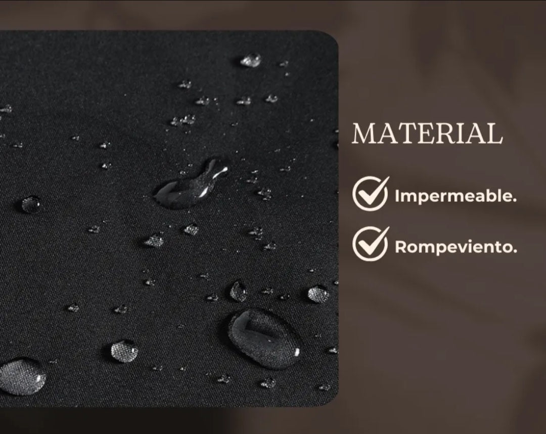 Campera rompeviento impermeable