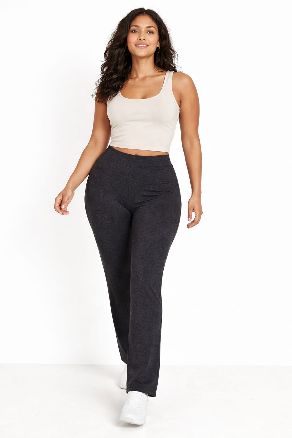 Calza Recta de Algodón con Lycra