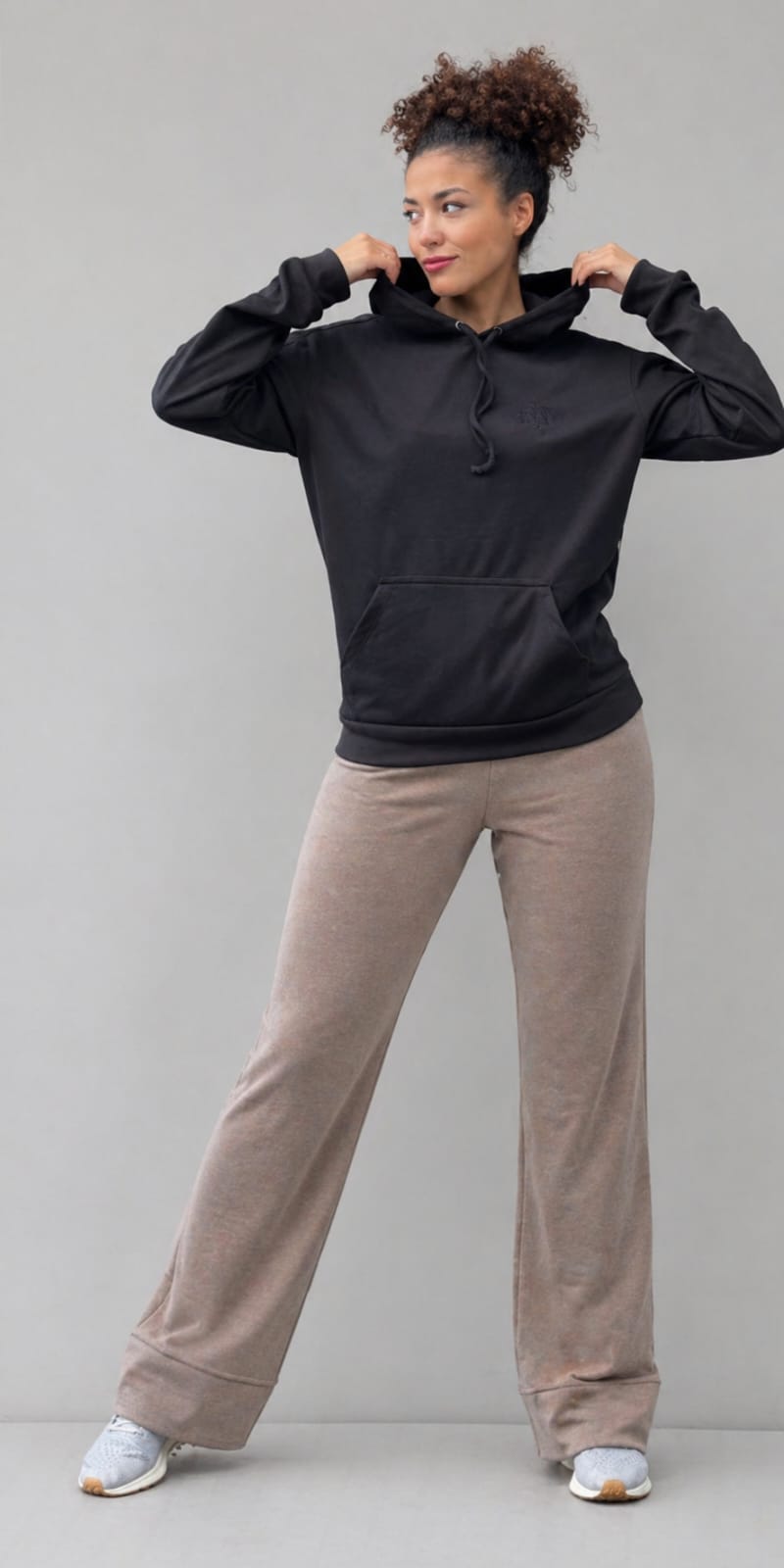 Pantalón Jogging Tipo Palazzo Velvet Soft