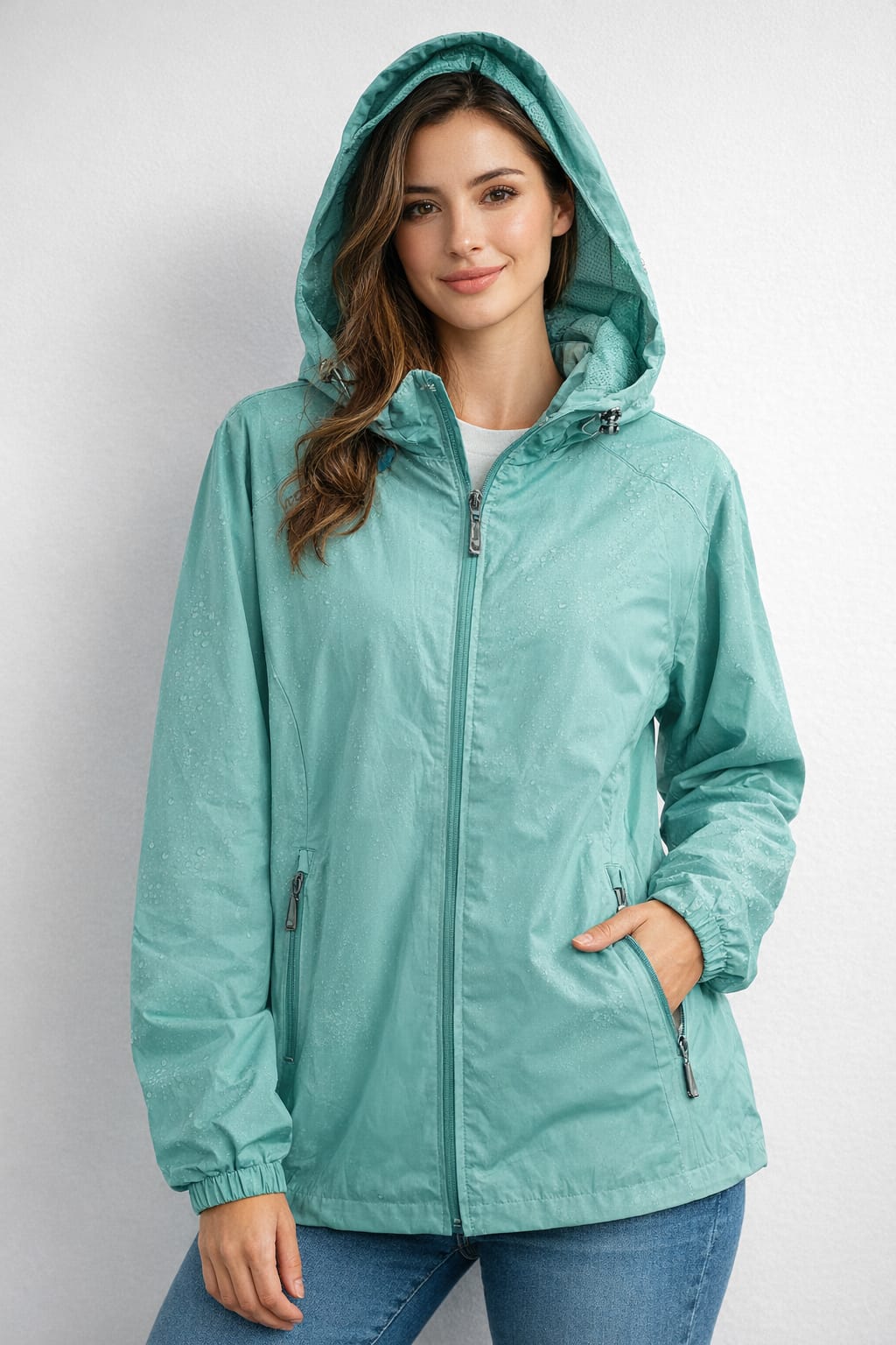 Campera rompeviento impermeable