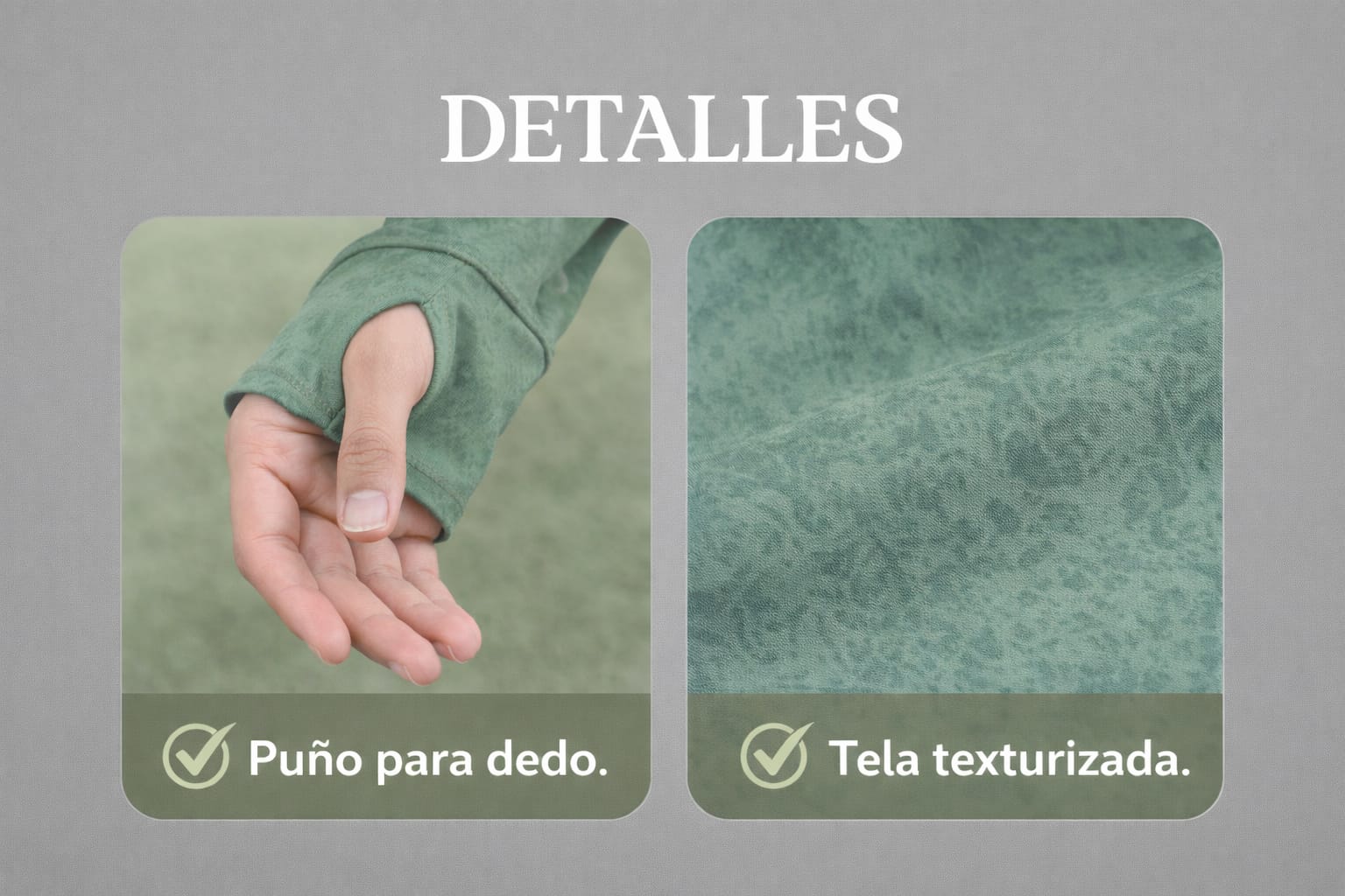 Campera deportiva lycra gofrada