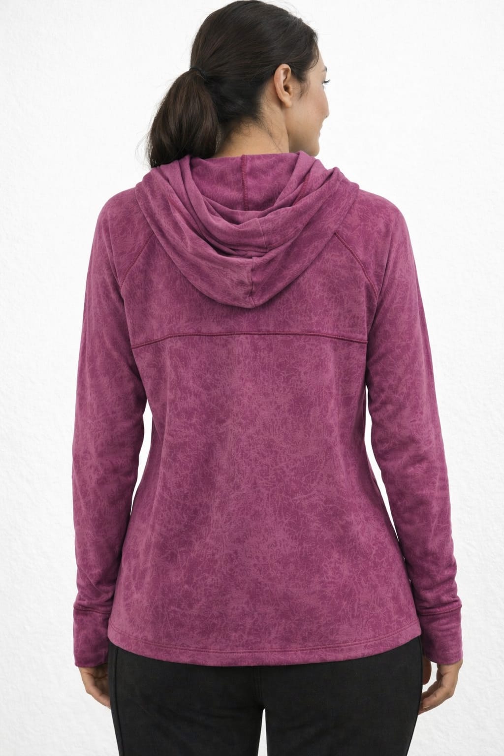 Campera deportiva lycra gofrada