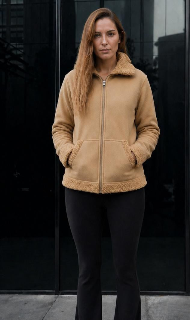 Campera Polar con Corderito