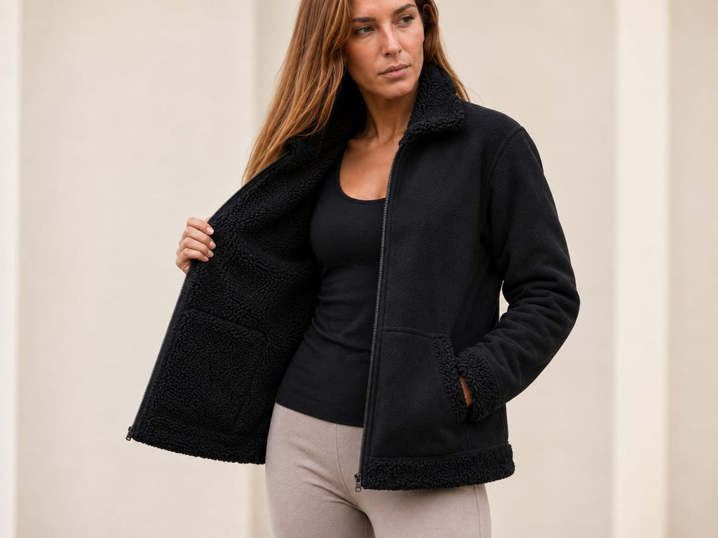 Campera Polar con Corderito