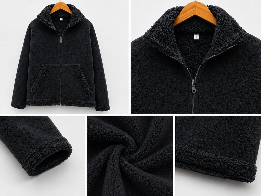 Campera Polar con Corderito