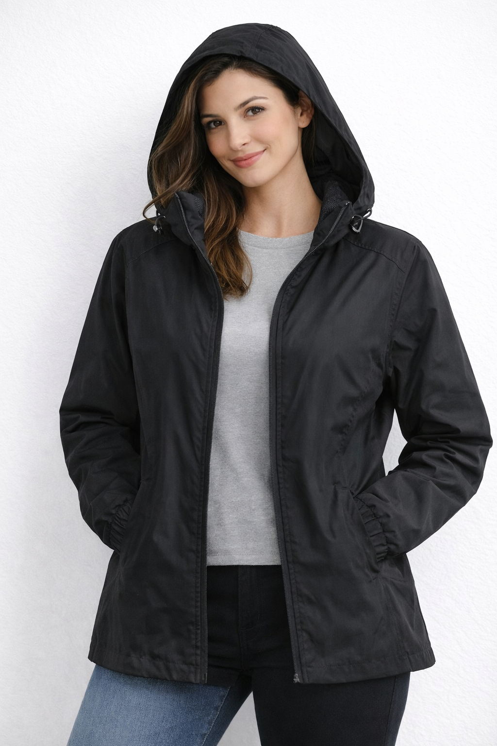 Campera rompeviento impermeable